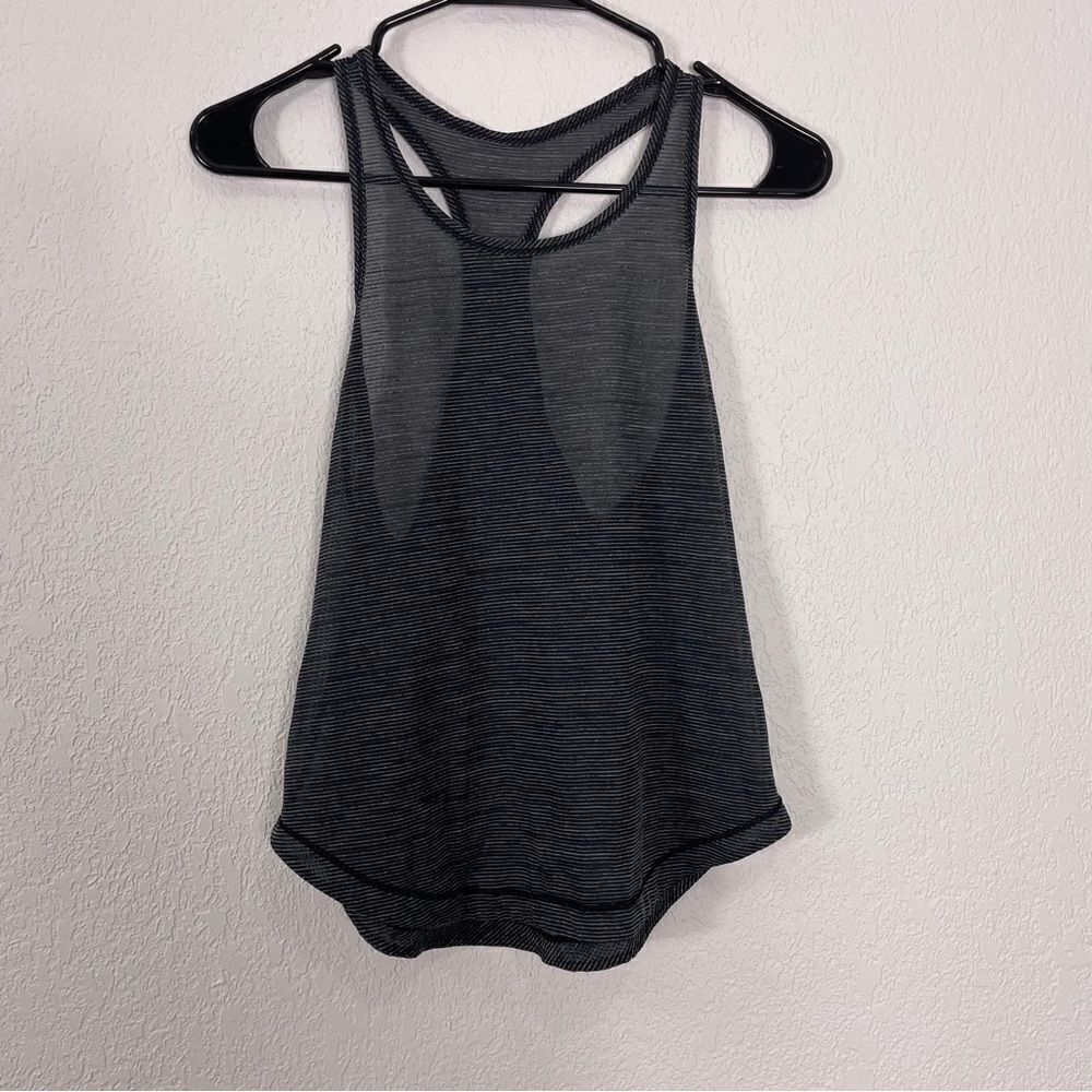 Lululemon Heathered Grey Racerback Tank Top